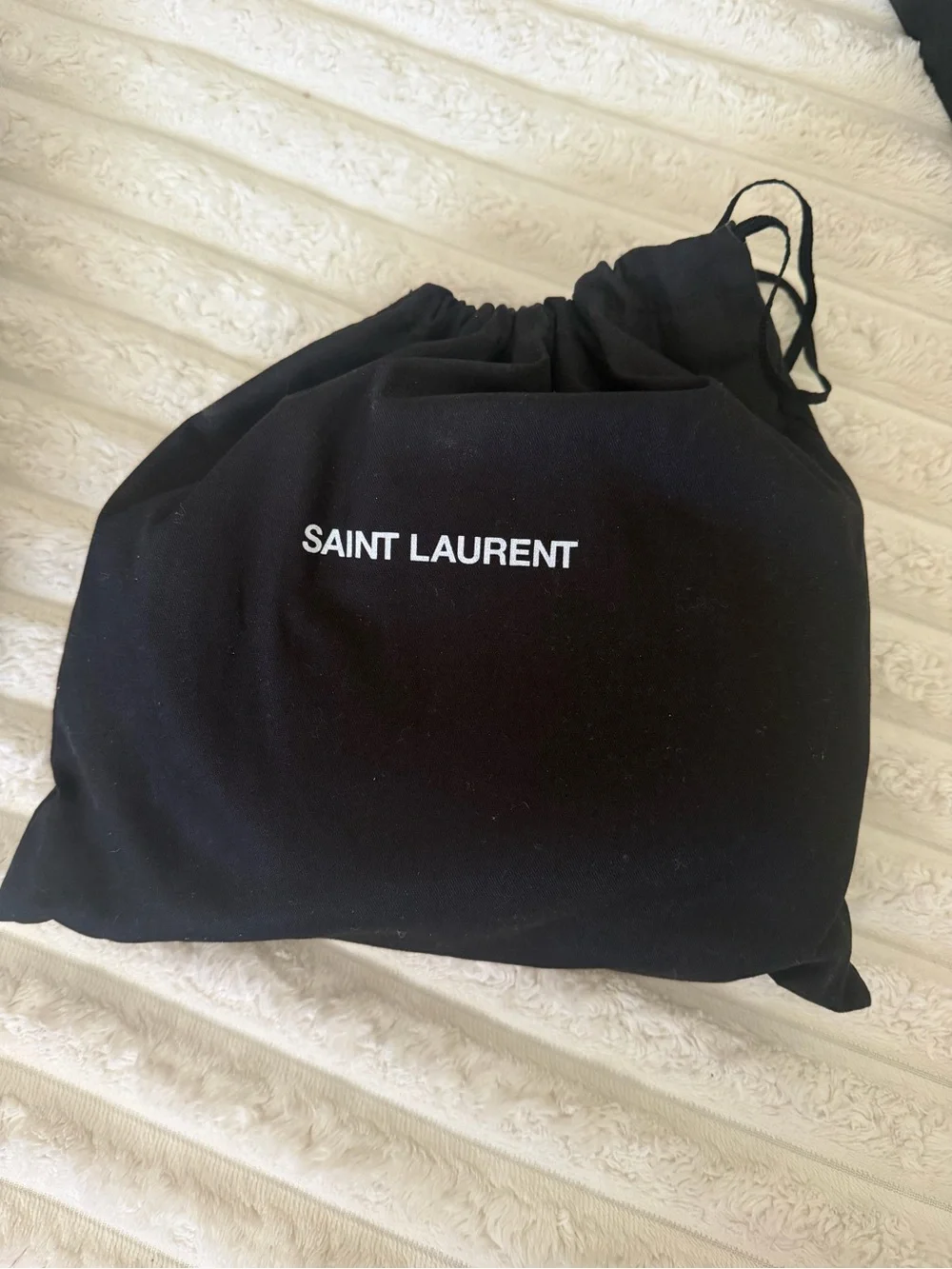 Saint Laurent Beige Lou camera bag